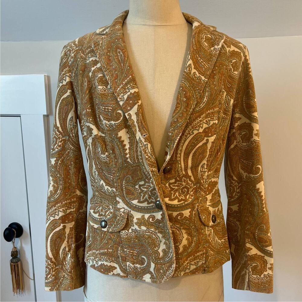 LIZ CLAIBORNE VINTAGE CORDUROY JACKET SZ 10 PETITE